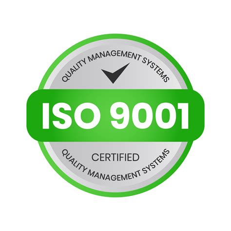 ISO 9001 Certified Rubber Stamp, Badge, Label, Logo, QMS Standard ...