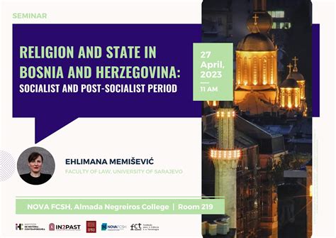 Religion and State in Bosnia and Herzegovina | Seminário | IHC