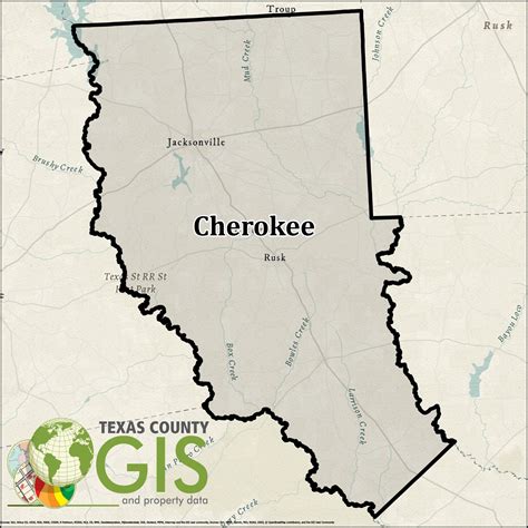Cherokee County, TX | GIS Shapefile & Property Data