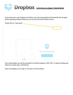 Fillable Online DOWNLOADING DROPBOX Fax Email Print - pdfFiller
