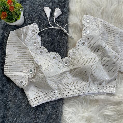 Traditional Wedding Style White Blouse – Tana Bana Tales