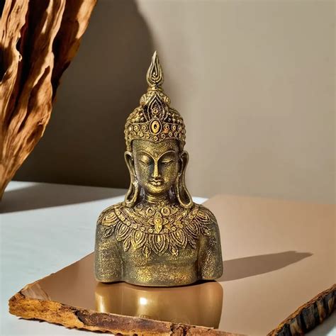 Sunshine Art Rustic Bejeweled Divine Buddha Show Piece for Home Decor ...