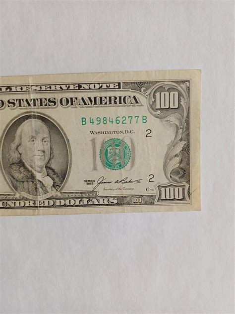 Vintage 100 Dollar Bill | eBay