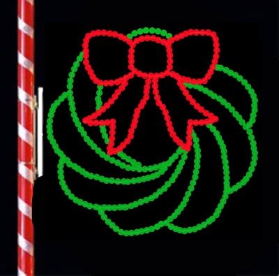 WREATH 4FT POLE MOUNT