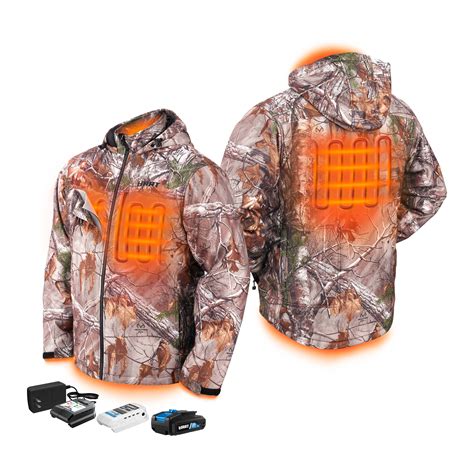 HART 20-Volt Heated Jacket Kit, Realtree Xtra Camouflage, Male Medium ...