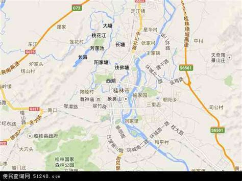 桂林市地图 - 桂林市卫星地图 - 桂林市高清航拍地图