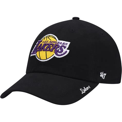 Women's Los Angeles Lakers '47 Black Miata Clean Up Logo Adjustable Hat
