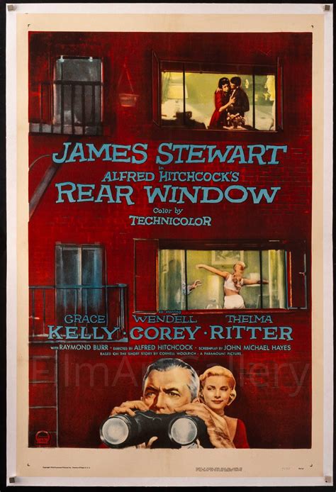 Rear Window Movie Poster 1962 RI 1 Sheet (27x41)