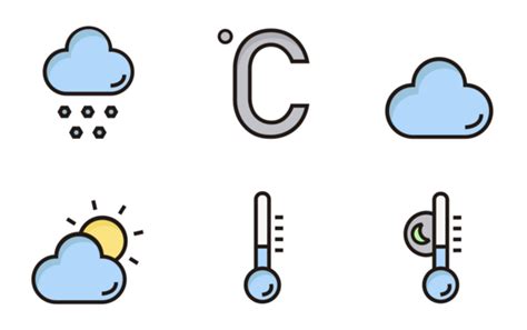 Nature Icon Pack | Outline Color | 20 .SVG Icons