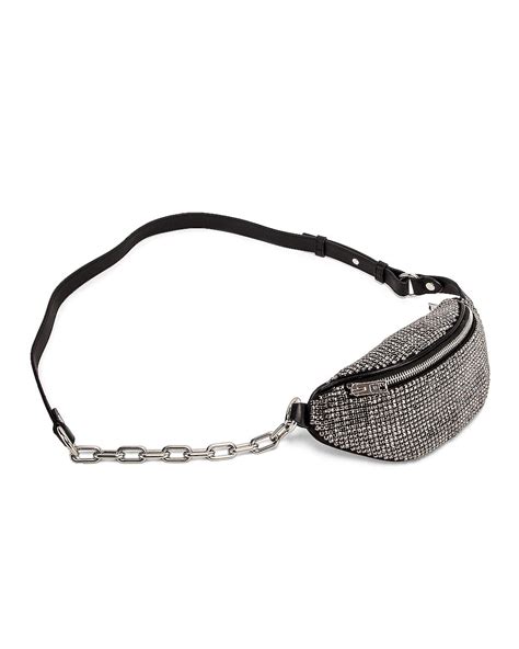 Alexander Wang Attica Soft Mini Fanny Crossbody Bag in Black | FWRD