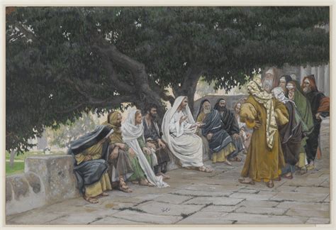 The Pharisees and the Sadducees Come to Tempt Jesus (Illustration ...