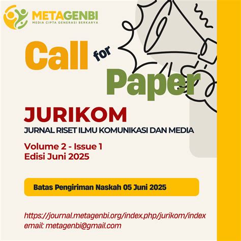 JURNAL RISET ILMU KOMUNIKASI DAN MEDIA