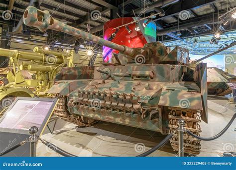World War 2 Panzer Iv Tank On Display At Royal Tank Museum Editorial ...