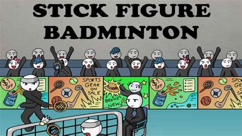 Stick Figure Badminton 的图像结果