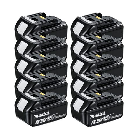 Makita BL1850X10 18v LXT 5.0Ah Li-Ion Battery x10 Pack | Power Tool World