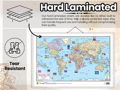 Educational Charts for Kids(2 IN 1 INDIA POLITICAL AND PHYSICAL MAP IN ...