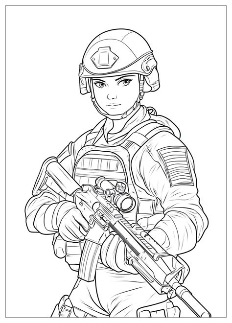 Military Coloring Pages : Color Your Way to History, Heroes, and ...