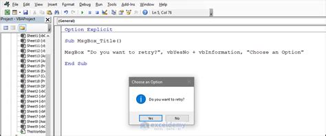 MsgBox Excel Avec If 的图像结果