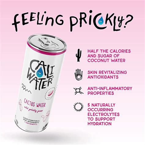 Organic Wild Prickly Pear Cactus Water - Hydration and Recovery Drink ...