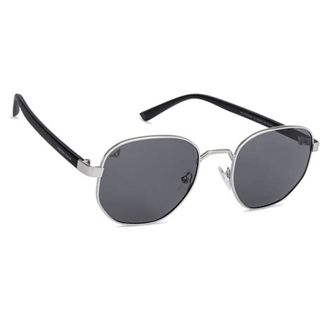 Buy Silver Black Grey Full Rim Geometric Vincent Chase The Metal Edit ...