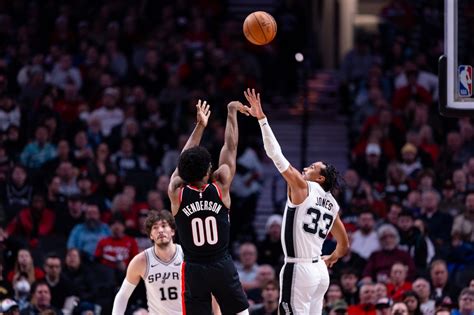 Trail Blazers lose 118-105 to San Antonio Spurs, Wembanyama scores 30 ...