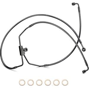 MoKitDora Stainless Steel Brake Line Oil Hose Kit for 10" Monkey Bagger ...