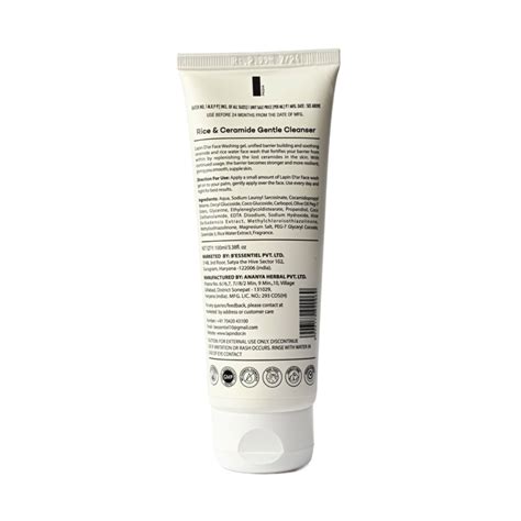 Rice & Ceramide Gentle Cleanser, Aloe Vera Gel Face Wash 100ml – LapinD'or