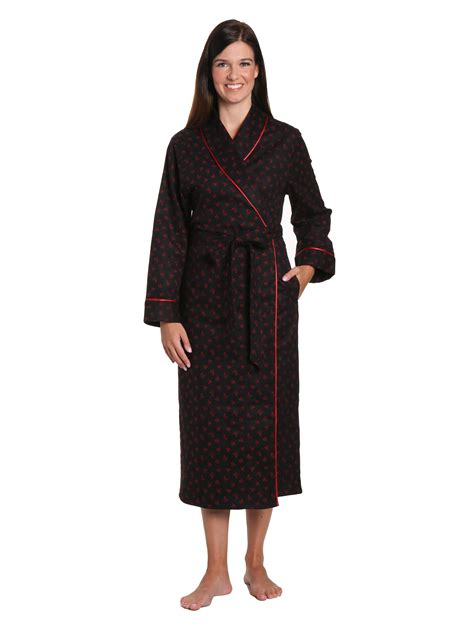 Gift Packaged Women's 100% Premium Cotton Flannel Robe – Noble Mount