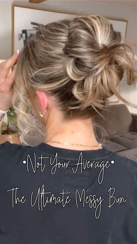 Easy Messy Bun Tutorial | How to get the perfect messy bun | updo hair ...