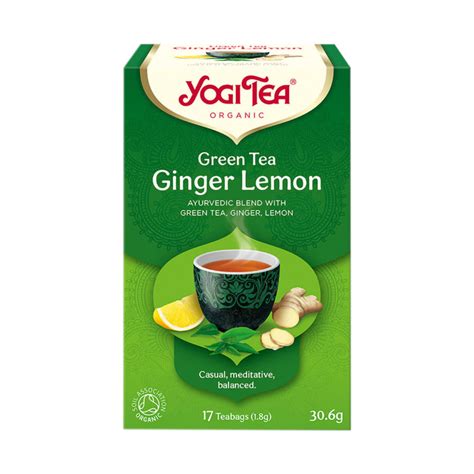 Yogi Tea Green Ginger Lemon 17 Teabags - Med365