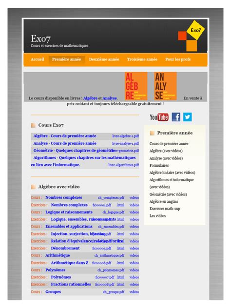 Exo7 Algebra 的图像结果