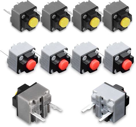 Runjrx 8pcs Kailh Silent Mouse Micro Switch Yellow Gms7 0 | Desertcart ...