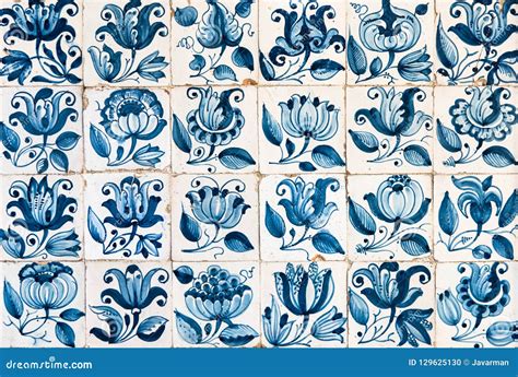 Vintage Azulejos, Traditional Portuguese Tiles Stock Photo - Image of ...