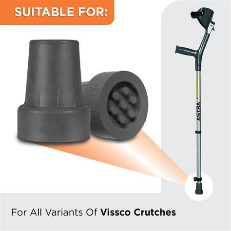 Rubber Tips/Shoes for Crutches (PACK OF 2) – Vissco Next