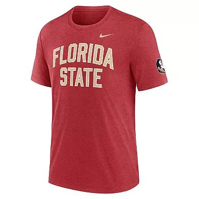 Men's Nike Heather Garnet Florida State Seminoles Campus Collegiate ...