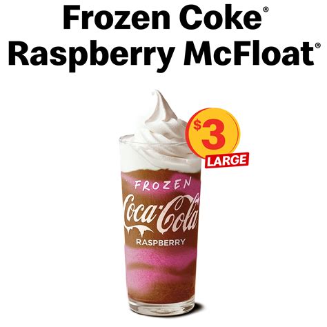 Frozen Coke® Raspberry McFloat® | McDonald's New Zealand