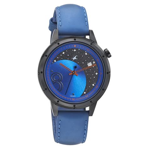 Buy Online Fastrack Space Rover Quartz Analog with Date Black Dial ...