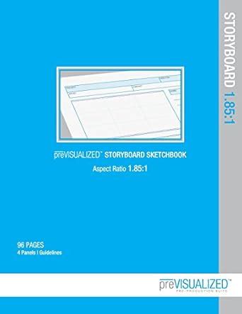 Amazon.in: Buy preVISUALIZED Storyboard Sketchbook: Aspect Ratio 1.85:1 ...