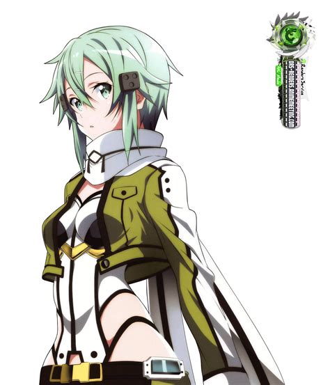 Sword Art Online:Sinon Cute Pose Doujin Render