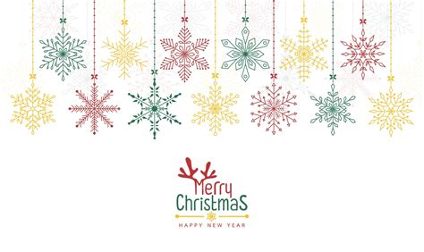 Premium Vector | Christmas background with snowflakes banner card ...