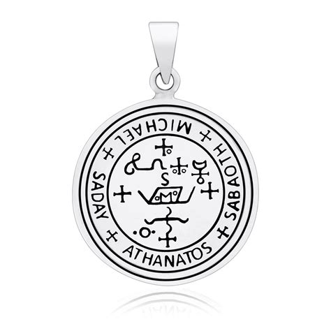 925 Sterling Silver Sigil of Archangel Saint Michael Pendant