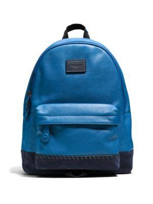 COACH Campus Leather Backpack in Midnight Cornflower