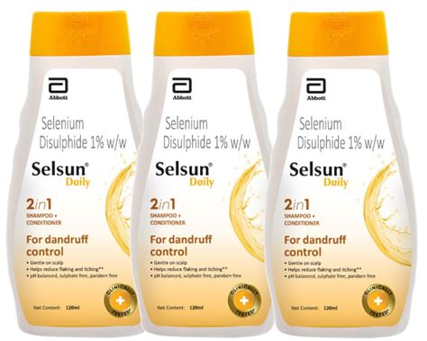 Buy Abbott Selsun Selsun Daily Anti Dandruff Shampoo, Clears Away ...