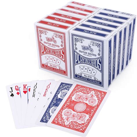 Amazon.com: LotFancy Playing Cards, 12 Pack, Decks of Cards Bulk, Poker ...
