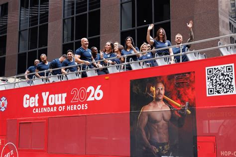 FDNY unveils 'Calendar of Heroes' as smoke-show models ready to set New ...