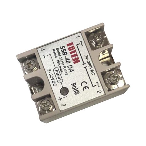 Ubervia® Relay Module,24V-380V 40A SSR-40 DA Solid State Relay Module ...