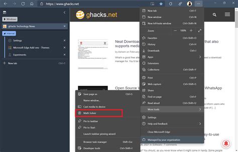 Image result for How to Use Math Solver in Edge
