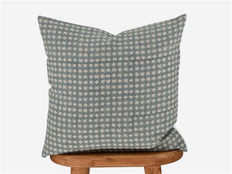 Andy Block Print Pillow Cover | Comfortable Home Accent – Maple Village ...
