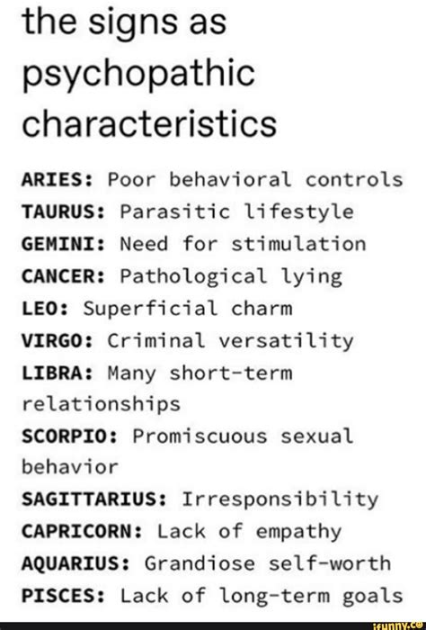 Most psychopathic zodiac sign 60 photos - Youhoroscope.com