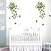 Decal O Decal Vinyl Hanging Pot with Money Plant Botanical Wall ...